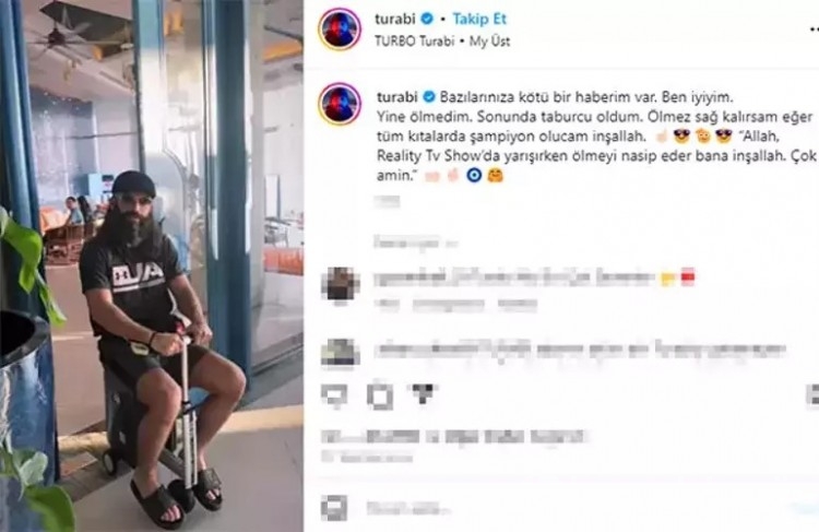 Survivor Turabi Çamkıran'ın sağlığı: Yine ölmedim