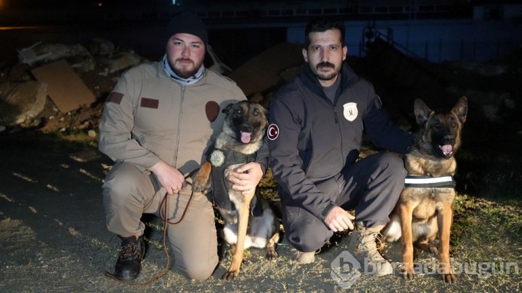 Gecenin ayazında zorlu tatbikat