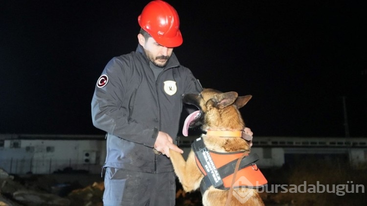 Gecenin ayazında zorlu tatbikat