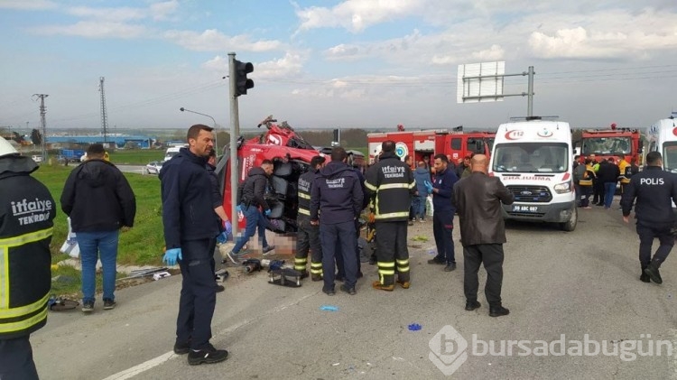 Tekirdağ'daki katliam gibi kazada 2 tutuklama
