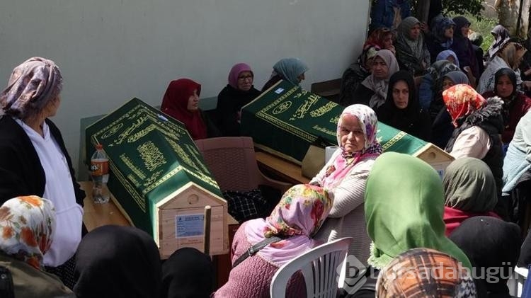 İstanbul'daki yangında ölen kaynak ustası baba ve oğlu Giresun'da toprağa verildi
