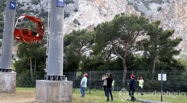 Teleferik kabinleri 5 gün sonra yere indirildi
