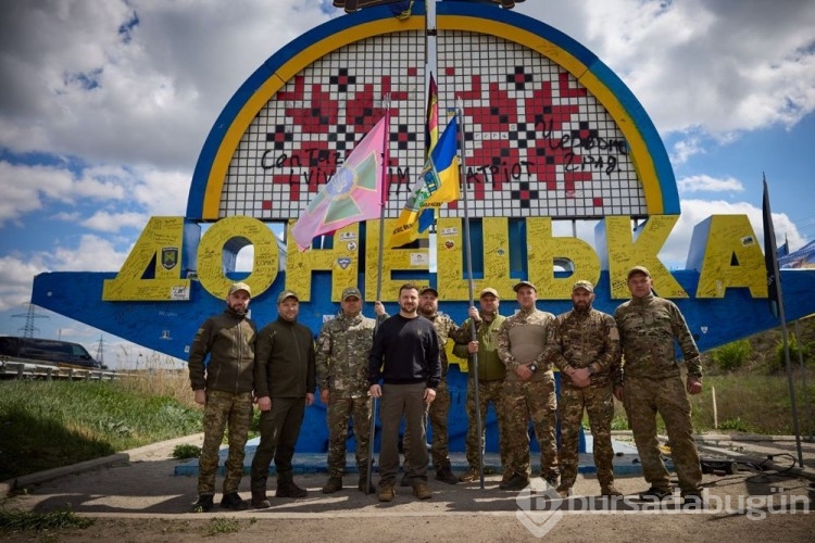 Zelenski Donetsk bölgesini ziyaret etti