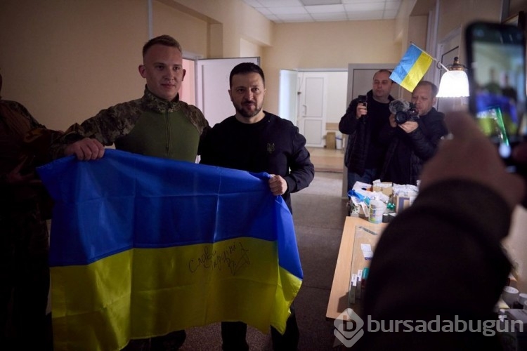 Zelenski Donetsk bölgesini ziyaret etti