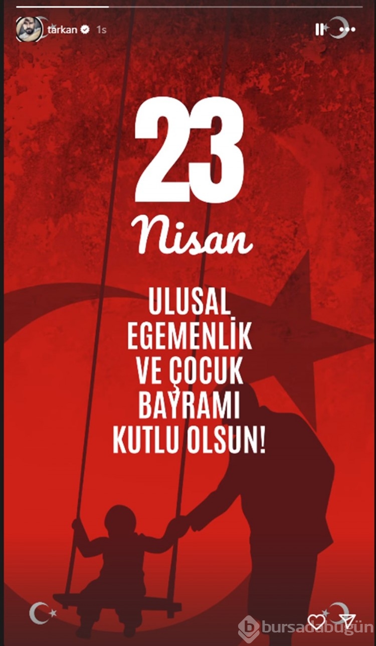 Ünlülerden 23 Nisan mesajları
