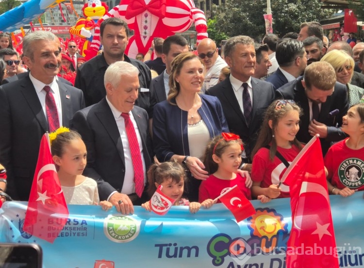 Bursa'da renkli 23 Nisan kutlamaları 