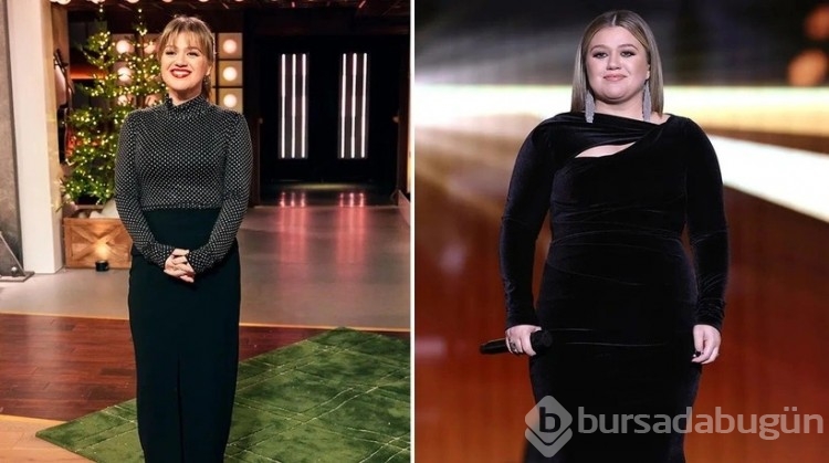 Şarkıcı Kelly Clarkson 20 kiloyu meğer böyle vermiş!