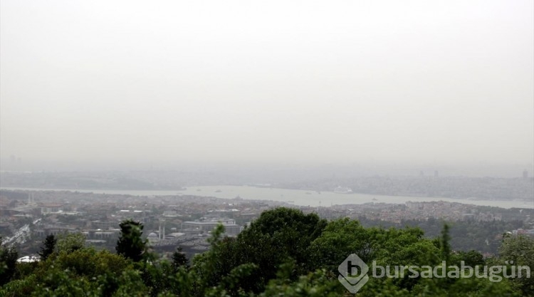 Çöl tozu İstanbul'da etkili oldu
