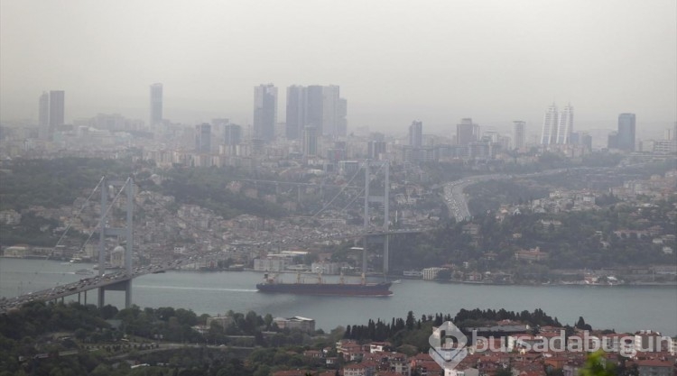 Çöl tozu İstanbul'da etkili oldu
