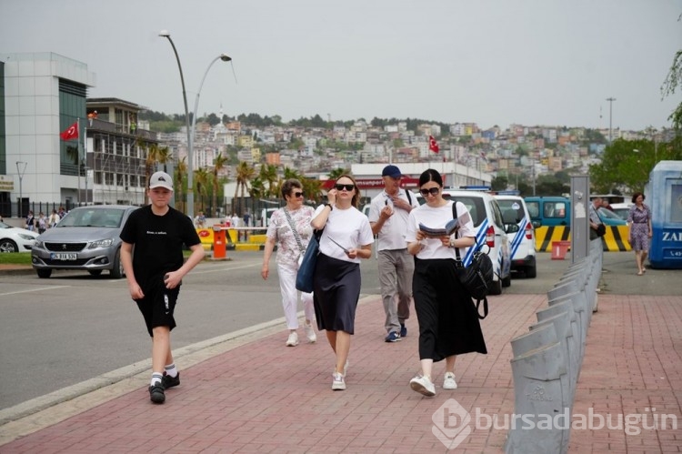 Rus turistler 3 ay sonra Samsun'da
