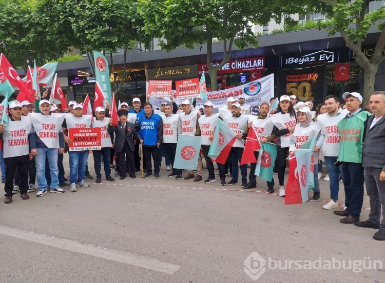 İşçiler 1 Mayıs için Bursa'da toplandı
