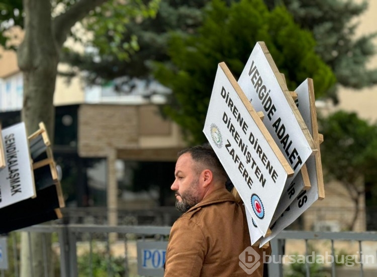 İşçiler 1 Mayıs için Bursa'da toplandı
