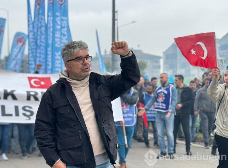 İşçiler 1 Mayıs için Bursa'da toplandı
