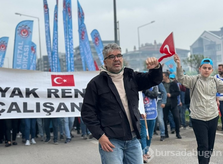 İşçiler 1 Mayıs için Bursa'da toplandı
