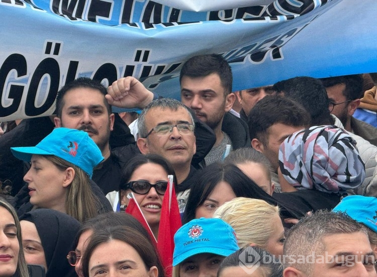 İşçiler 1 Mayıs için Bursa'da toplandı
