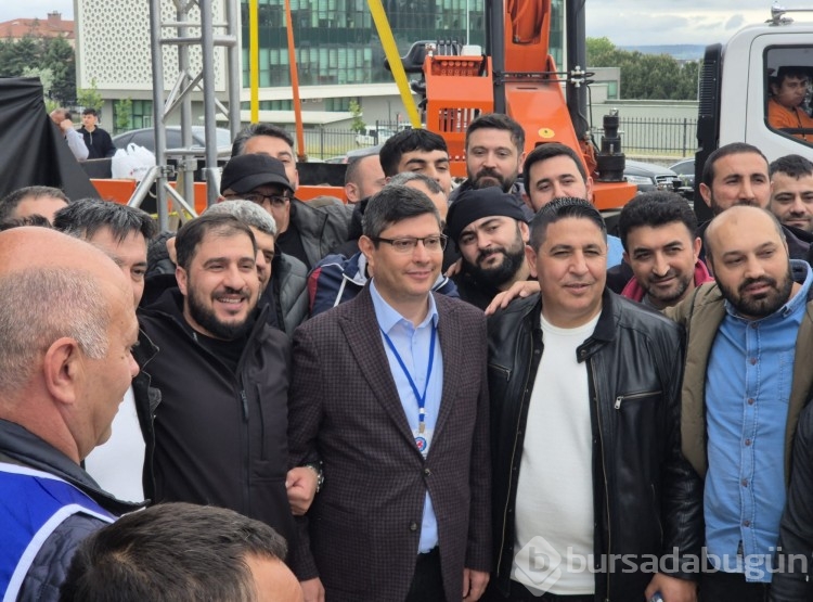 İşçiler 1 Mayıs için Bursa'da toplandı
