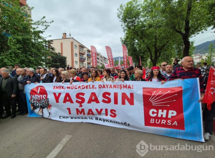 Bursa'da geleneksel 1 Mayıs coşkusu
