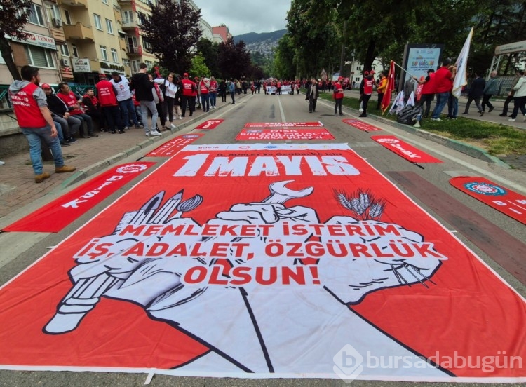 Bursa'da geleneksel 1 Mayıs coşkusu
