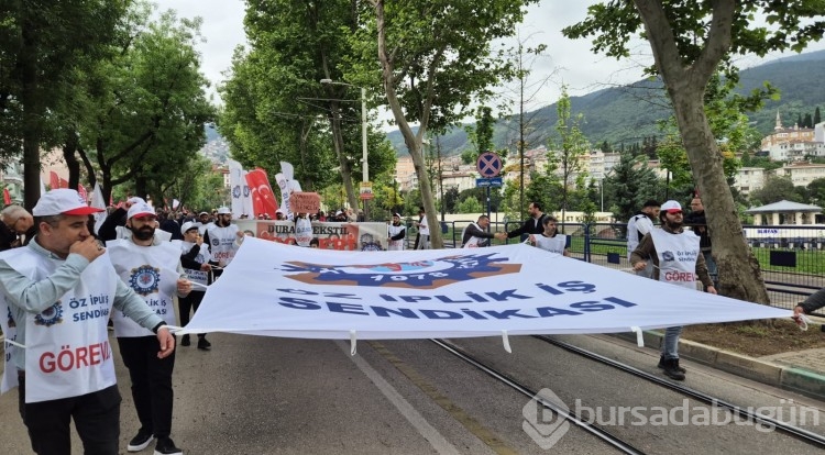 Bursa'da geleneksel 1 Mayıs coşkusu
