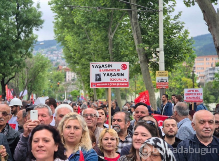 Bursa'da geleneksel 1 Mayıs coşkusu
