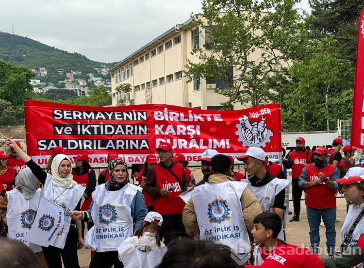 Bursa'da geleneksel 1 Mayıs coşkusu
