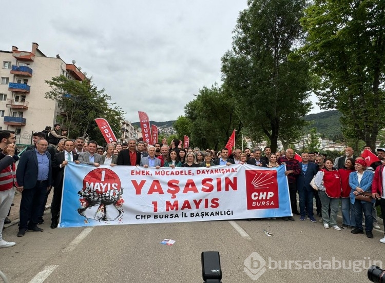 Bursa'da geleneksel 1 Mayıs coşkusu
