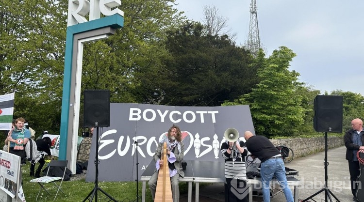 Avrupa'da Eurovision protestosu
