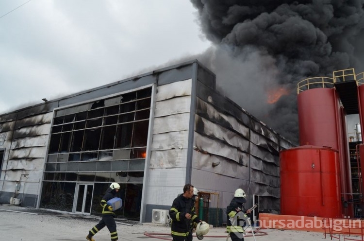 Aksaray'da yağ fabrikasında yangın