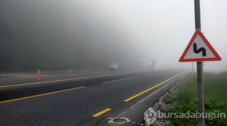 Bolu Dağı'nda sis etkili oldu
