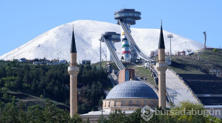 Palandöken beyazlara büründü
