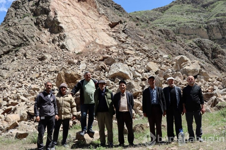 Erzurum'da sağanak yağış sonrası heyelan
