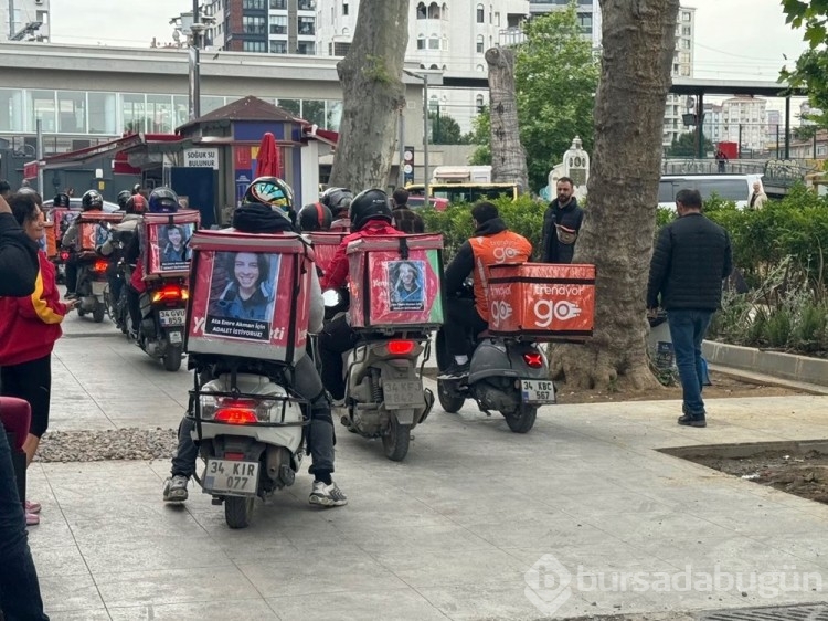 Motokuryelerden Ata Emre Akman için adalet konvoyu
