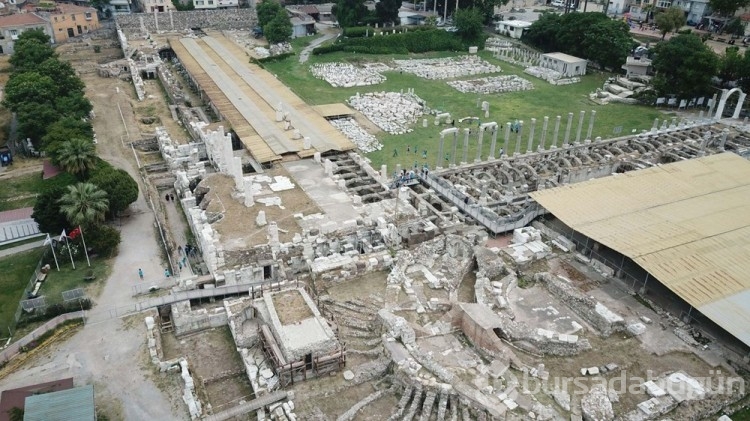 Smyrna Antik Kenti'nde Mısır etkisini yansıtan eserler bulundu
