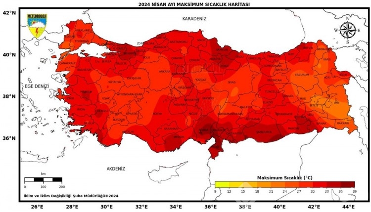 Türkiye'de son 53 yılın en sıcak nisan ayı yaşandı
