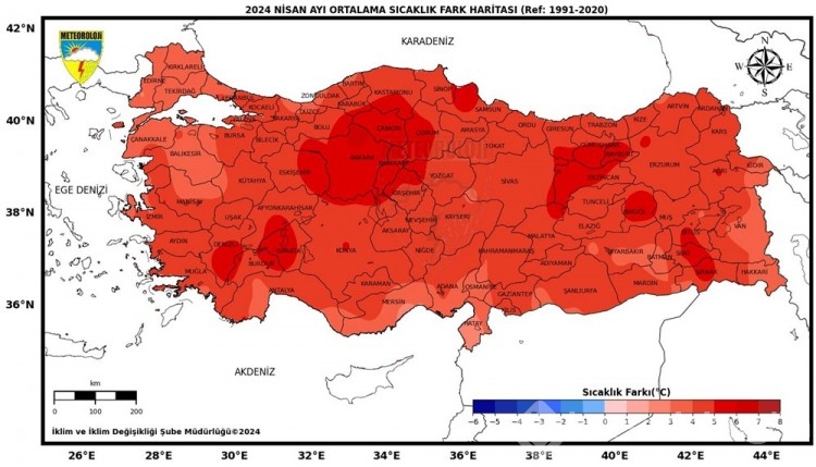 Türkiye'de son 53 yılın en sıcak nisan ayı yaşandı
