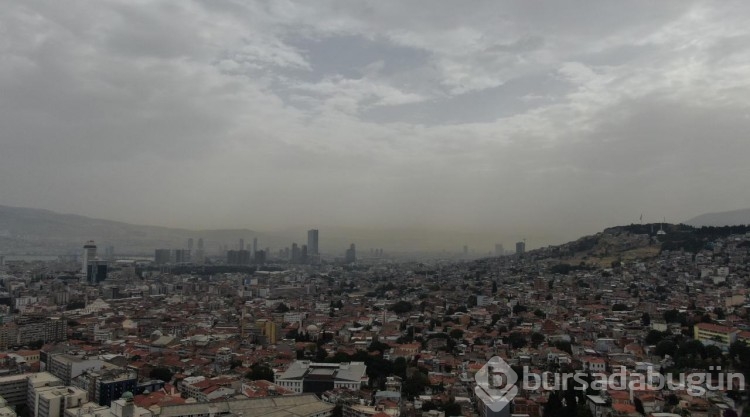 İzmir'de toz taşınımı
