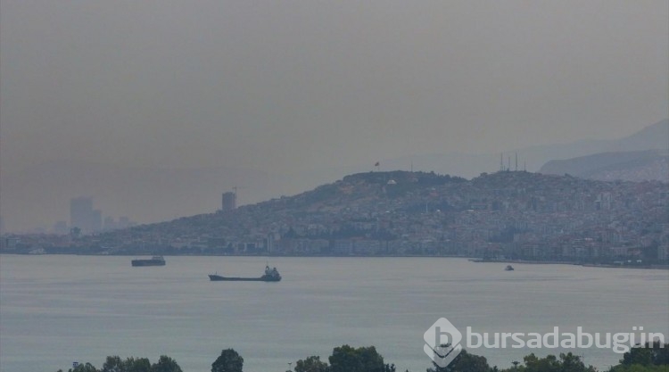 İzmir'de toz taşınımı
