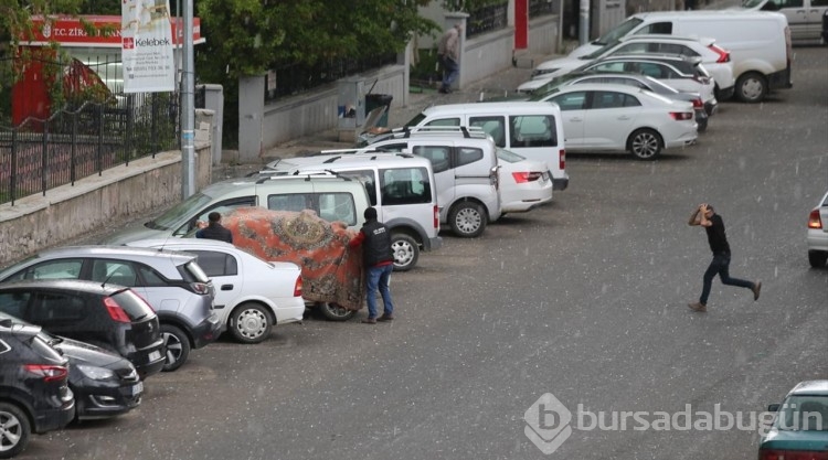 Kars'ta dolu etkili oldu
