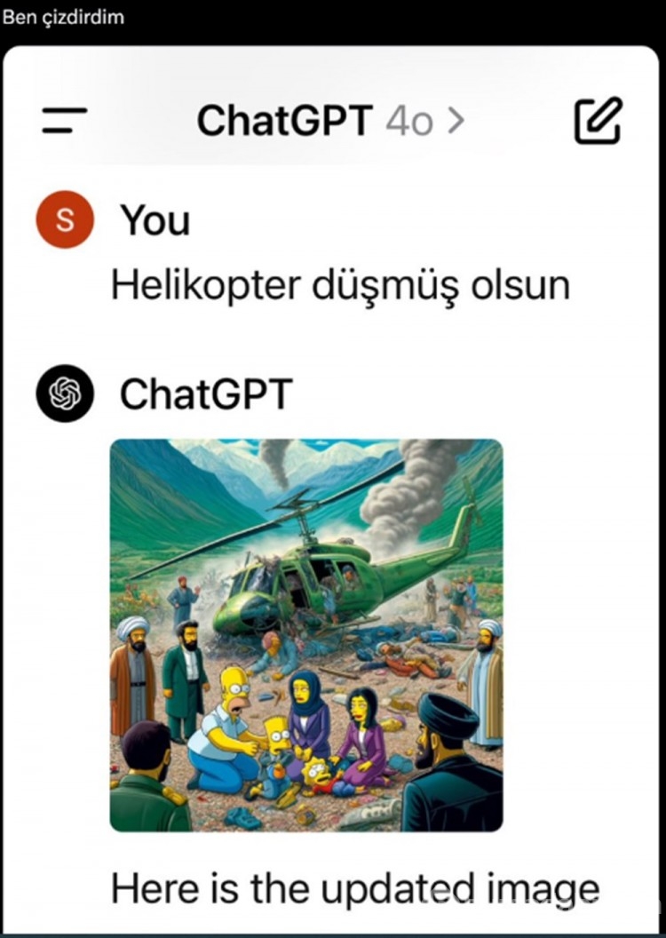 Simpsonlar Reisi'nin helikopter kazasını bildi mi?
