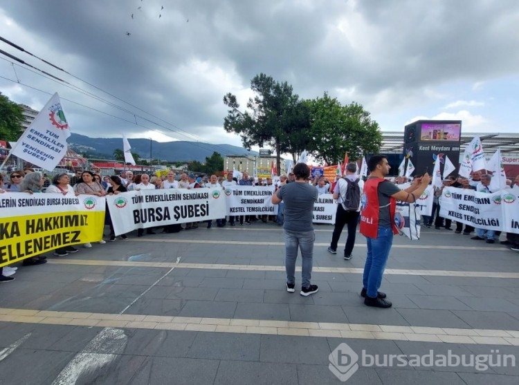 2017 Tüm Emekliler Sendikası'ndan "Açlığa ve Sefalete Hayır" mitingi