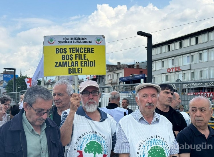 2017 Tüm Emekliler Sendikası'ndan "Açlığa ve Sefalete Hayır" mitingi