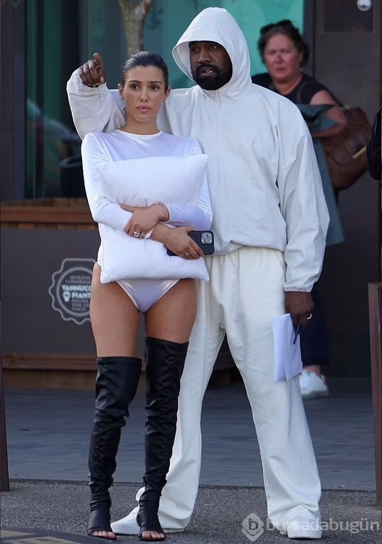 Bianca ve Kanye çifti İtalya'ya hızlı döndü