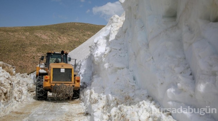 Van'da kar nedeniyle kapalı olan yayla yolları açıldı
