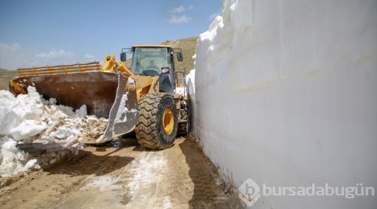 Van'da kar nedeniyle kapalı olan yayla yolları açıldı
