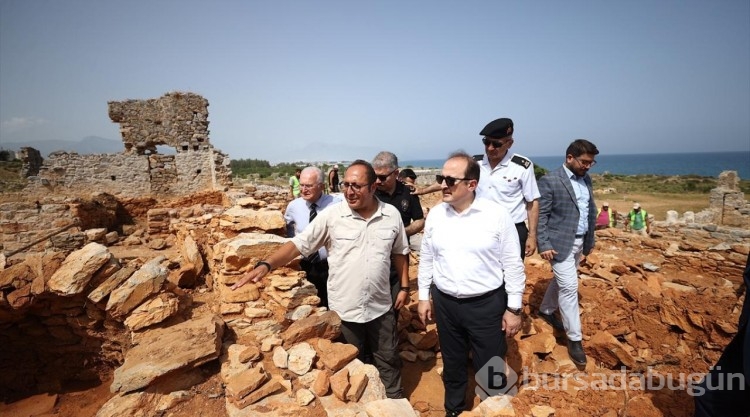 Anemurium Antik Kenti'nde kazı ve restorasyon sürüyor
