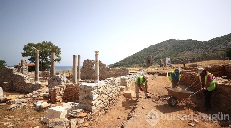 Anemurium Antik Kenti'nde kazı ve restorasyon sürüyor
