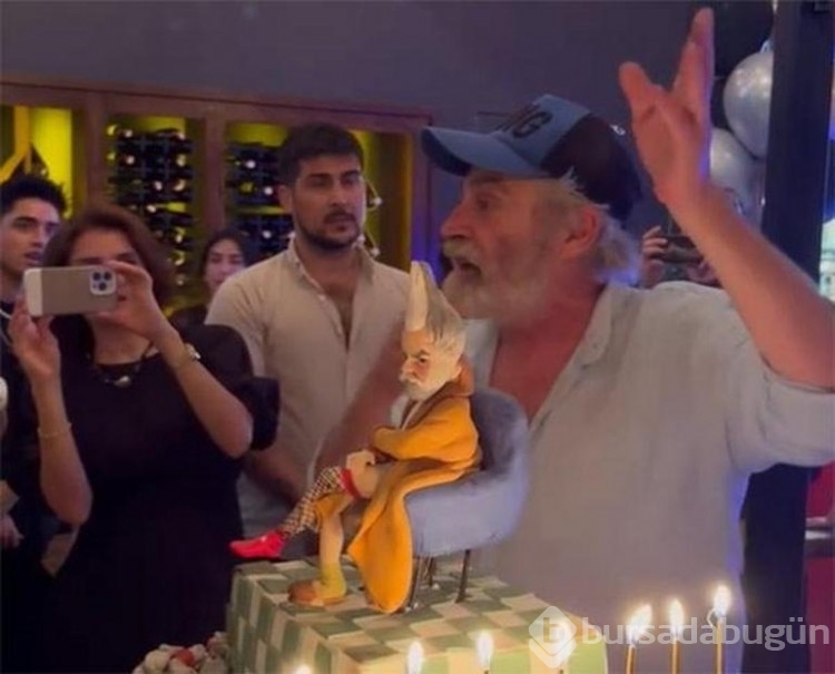Haluk Bilginer'e sürpriz doğum günü kutlaması!