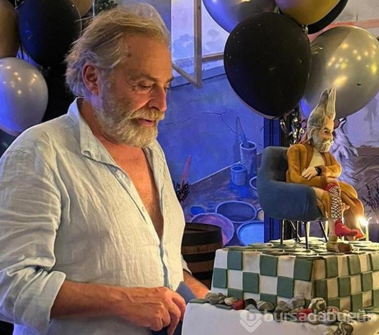 Haluk Bilginer'e sürpriz doğum günü kutlaması!