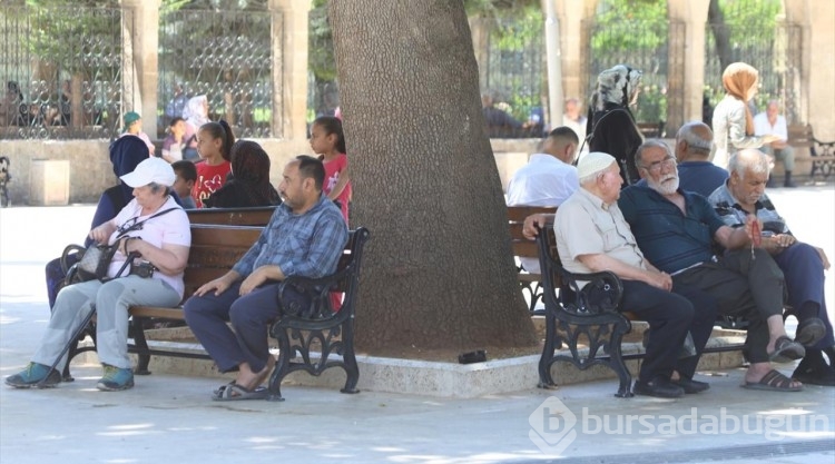 Şanlıurfa'da sıcak hava etkili oldu
