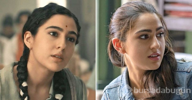 Bollywood'un en ünlü oyuncusu Sara Ali Khan, uçakta ki hostesi itekledi